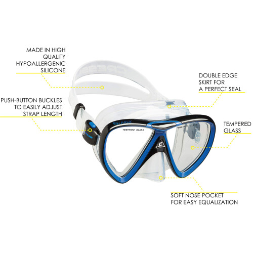 Cressi Cressi Ikarus & Orion, Black/Blue 1