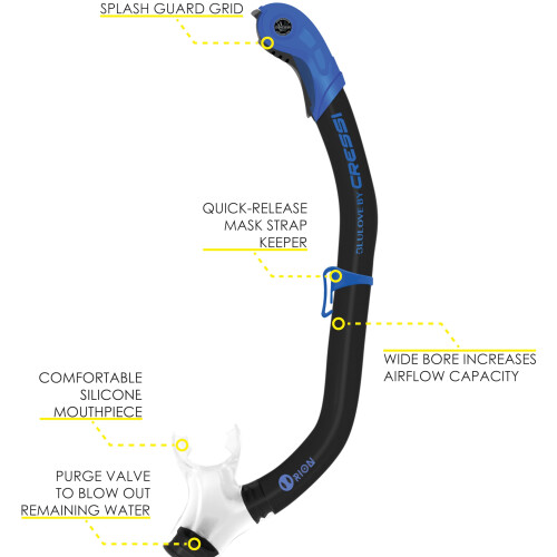 Cressi Cressi Ikarus & Orion, Black/Blue 2