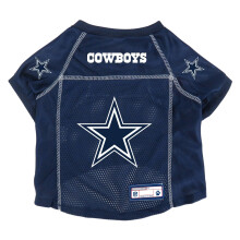 Littlearth NFL Dallas Cowboys Basic Pet Jersey, Team Color, Large