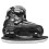 Lake Placid Summit Boys Adjustable Ice Skate, Black/White, Large/5-8 3