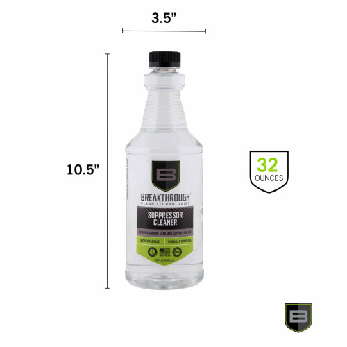 Breakthrough Clean Technologies Suppressor Cleaner, 32oz, Clear 1