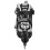 Lake Placid Summit Boys Adjustable Ice Skate, Black/White, Large/5-8 5