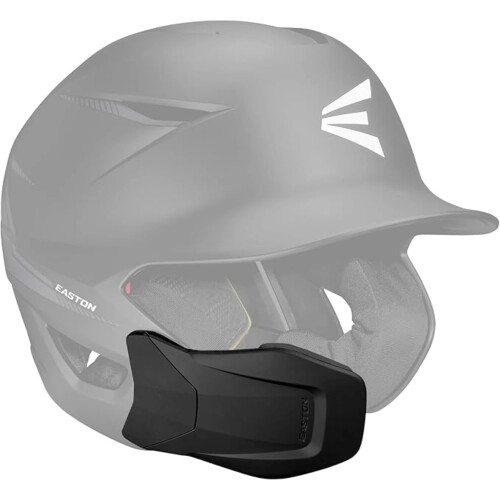 Easton | Multi-Adjust Batting Helmet Jaw Guard | Matte Black 2