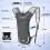 Lightweight 2 Pack Hydration Water Backpack with 2L Bladder, White & Gray 4