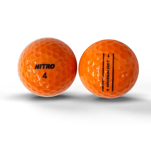Nitro Nitro NMD12OBXC Maximum Distance Golf Ball (12-Pack), Orange 2
