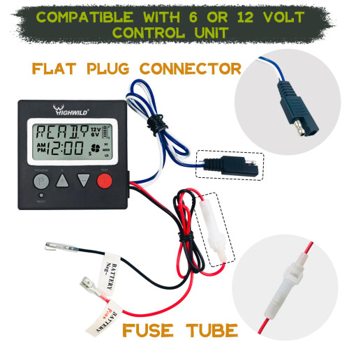 Highwild 6V/12V Universal Game Feeder Digital Timer 2