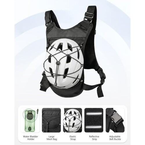 Hydration Backpack with 2L Water Bladder, Water Backpack for Hiking 2