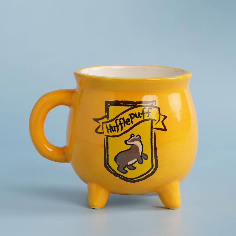 Warner Bros Unisex Yellow Harry Potter Back To Hogwarts Cauldron Mug - Hufflepuff In - Image 3