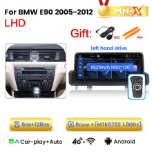 MEKEDE Autoradio für BMW 3er Serie E90 E91 E92 E93 2005-2012, 6+128GB mit Idrive, kabelloses Carplay und Android Auto