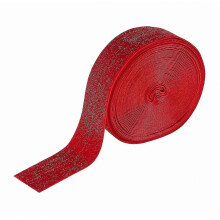 Christmas Velvet Ribbon 3.8cm Christmas Velvet Satin Ribbon Vintage Wide Wired Edge Wrapping Ribbon