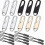 10 Pcs Zipper Pull Tab Replacement Metal Zipper Extender Handle Fixer 1