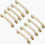 10pcs 96mm Cupboard Handle Golden Cupboard Handle Arch Stick Kitchen Cabinet Door 1