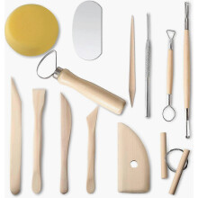 Set Of 13 Pottery Kit Tools For Pottery Clay, Pottery Wheel 13treize