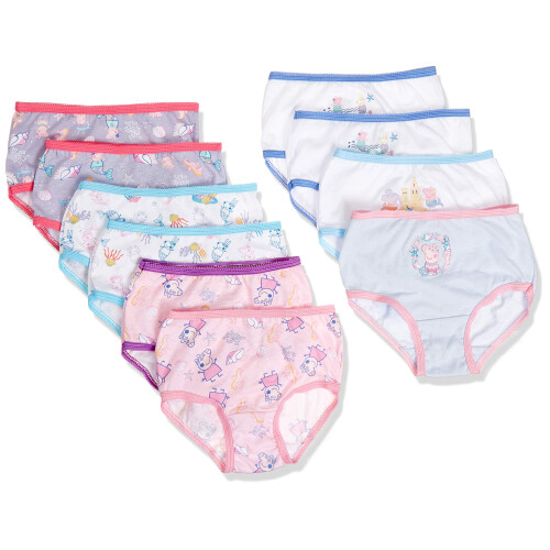 Peppa Pig Peppa Wutz Mädchen Unterwäsche Multipacks, Peppa 10er Pack, 8