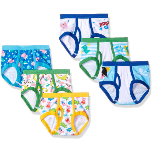 Peppa Pig Peppa Pig 7-pack mutande per bambini 2-3 anni, Peppa Boy Multi
