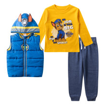 Paw Patrol Nickelodeon Jungenanzug mit Kapuzenweste und Langarmshirt für Kleinkinder