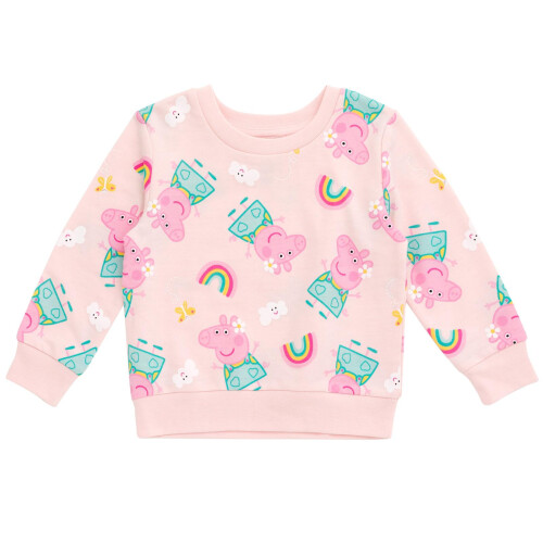 Peppa Pig Sudadera Peppa Pig para Niñas de 3 Años Color Rosa