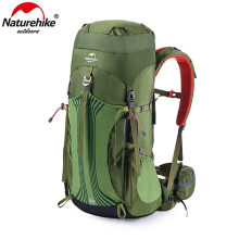 Naturehike mochila de viaje 55L verde, con cubierta para lluvia, para senderismo y acampada