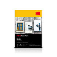 Kodak 180 Gsm A4 Glänzendes Fotopapier - Wasserfest, 20 Blätter, Für Alle Tintenstrahldrucker
