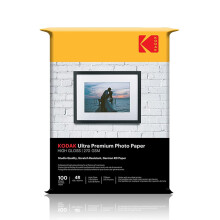 Kodak 270 Gsm 4R (4X6) Glänzendes Fotopapier, wasserfest, 100 Blatt, für alle Tintenstrahldrucker