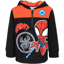 Marvel Spider-Man Jungen Fleece Hoodie Schwarz 7-8