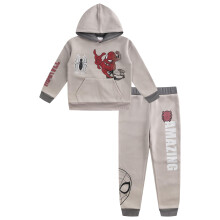 Marvel Spider-Man Jungen Kapuzenpullover und Hosen Set für Kleinkinder bis große Kinder