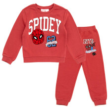 Marvel Spider-Man Jungen Fleece Sweatshirt und Jogginghose Set Rot Spidey 5
