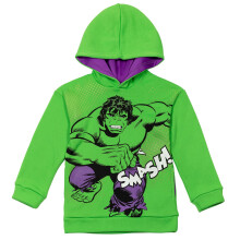 Sudadera con Capucha Hulk para Niños Grandes Verde 14-16