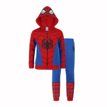Marvel Spider-Man Jungen Hoodie und Jogginghose Set für Kleinkinder und Kinder - Blau/Rot