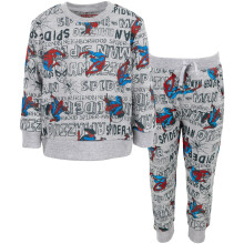Marvel Spider-Man Jungen French Terry Sweatshirt und Jogginghose Set Grau - Spider-Man 7-8