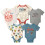 Marvel Marvel Avengers Baby Jungen 5er Pack Bodysuits Creme/Blau Grau 18 Monate 1