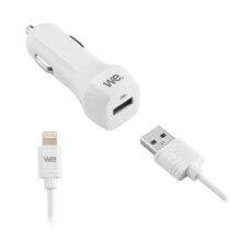 Auto-Ladegerät und USB-Kabel - WE POWERED BY SAMSUNG - 1 Anschluss - 1,50 Meter - 2,4A - Universell