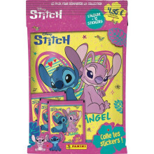 Starterpack Aufkleber - PANINI - Stitch & Angel - Album 32 Seiten - 15 Aufkleber - Poster inklusive