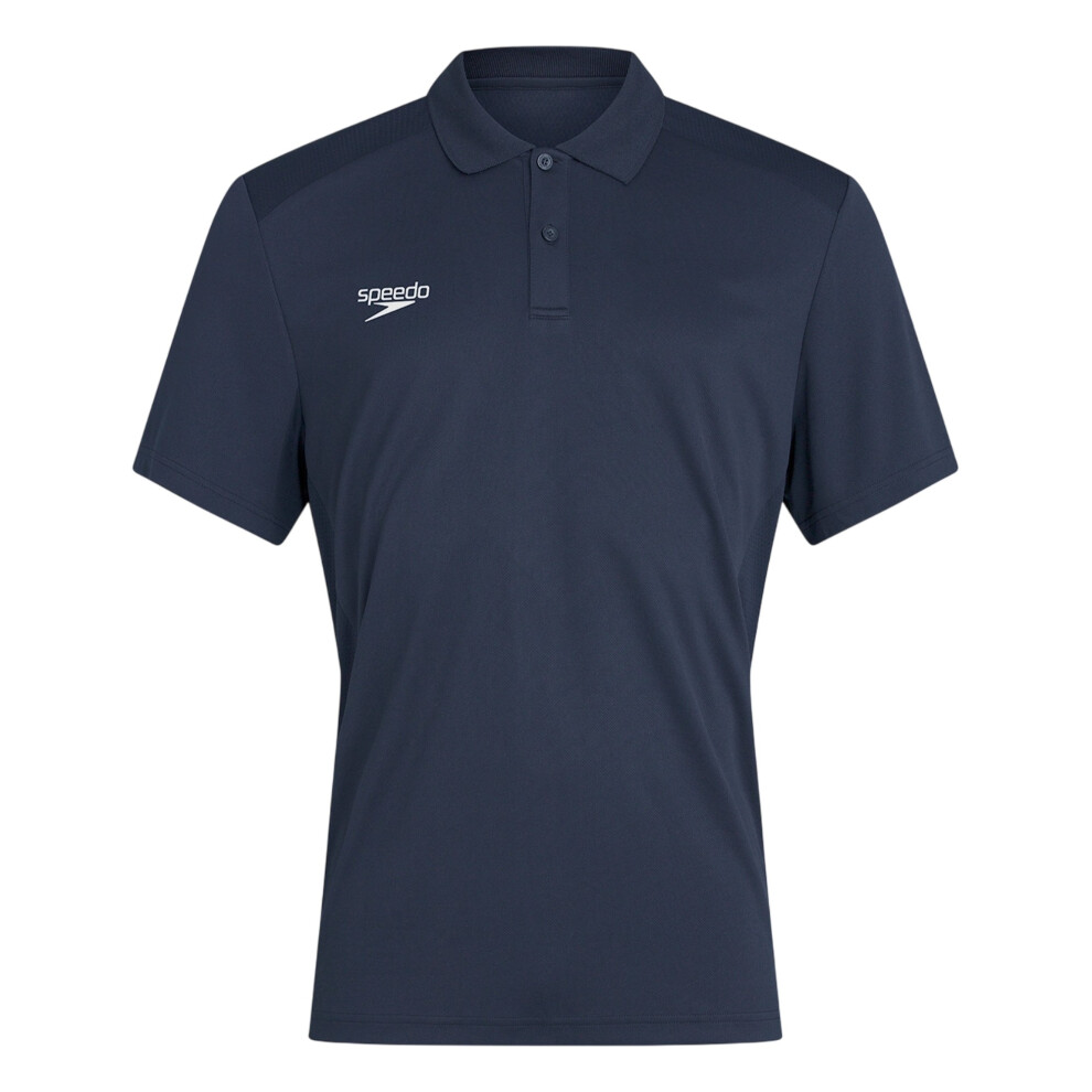 Speedo (M, Navy) Mens Club Dry Polo Shirt
