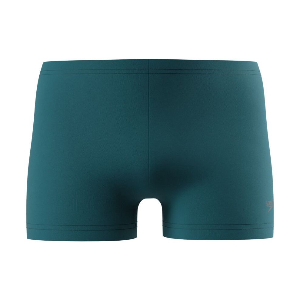 Speedo (S, Green) Mens Logo Endurance+ Swim Shorts