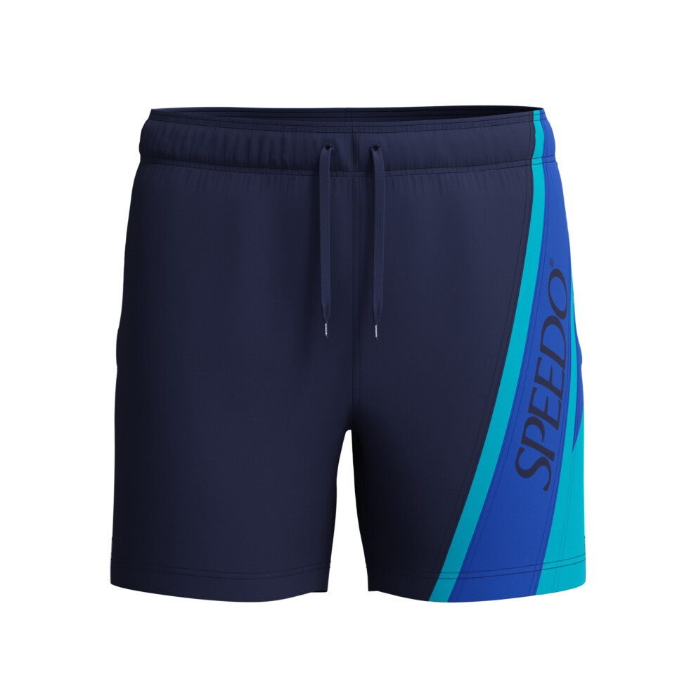 Speedo (M, Navy) Mens Hyperboom Volley Swim Shorts