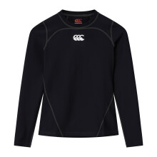 (16 UK, Black/White) Canterbury Womens/Ladies Long-Sleeved Base Layer Top