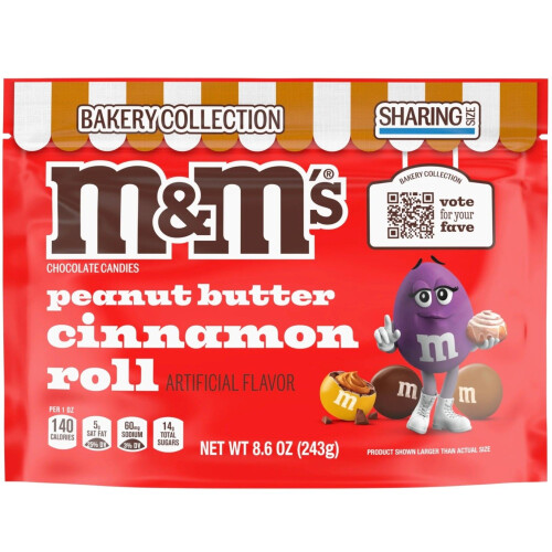 M&M’s Peanut Butter Cinnamon Roll Sharing Size (243g)