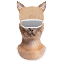 (B29) 3D Cat Animal Balaclava, Full Face Hood Ski Mask,Animal Face Cover for Skiing Motorcycle Motocross