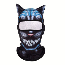 (B12) 3D Cat Animal Balaclava, Full Face Hood Ski Mask,Animal Face Cover for Skiing Motorcycle Motocross