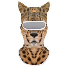 (B21) 3D Cat Animal Balaclava, Full Face Hood Ski Mask,Animal Face Cover for Skiing Motorcycle Motocross