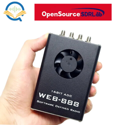 OpenSourceSDRLab Web-888 FPGA Demo-Board, 16-Bit-ADC, 62 MHz Bandbreite, Web-SDR