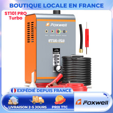 FOXWELL ST101 PRO Turbo, rooklekkage detector met geïntegreerde luchtpomp van 1,2 bar voor EVAP EGR en inlaat