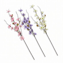 Artificial Cosmos Stems, Set of 3, Multi-Colour (107cm)