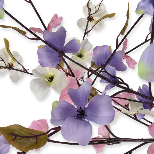Homescapes Artificial Cosmos Stems, Set of 3, Multi-Colour (107cm) 2