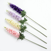 Artificial Delphinium Stems, Set of 4, Multi-Colour (108cm)