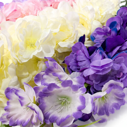 Homescapes Artificial Delphinium Stems, Set of 4, Multi-Colour (108cm) 2