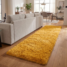 (Ochre, 80 x 300 cm) Non-Slip Runner Rugs Bedroom Living Room Door Mats