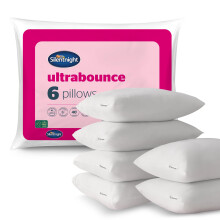 Silentnight Ultrabounce Pillow, Medium Support, Pack of 6