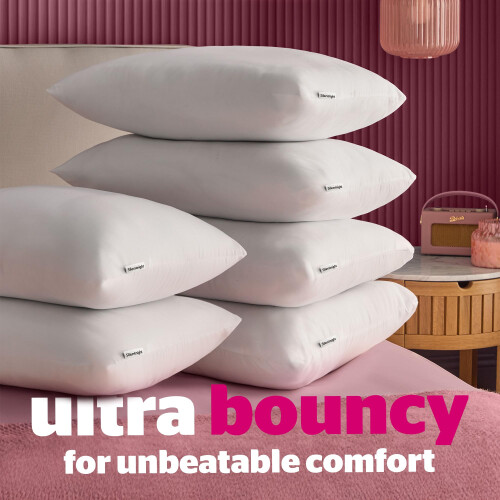 Silentnight Silentnight Ultrabounce Pillow, Medium Support, Pack of 6 1